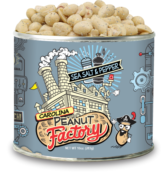 Case (12 cans) CPF 10 oz. can Salt & Pepper Peanuts