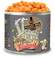 Case (12 cans) CPF 10 oz. can Whiskey BBQ Peanuts